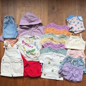 TODDLER GIRLS Spring Summer Pack 2T 19 pieces / MINI RODINI Zara GAP Les Gamins